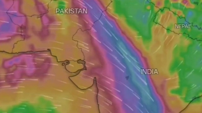More rains coming: 1,000-km-long rain band covers India, Pakistan ...