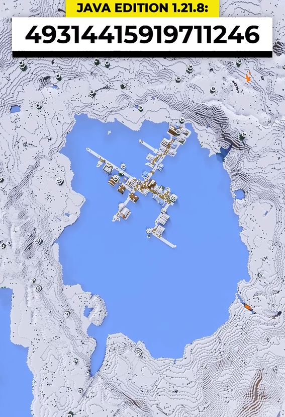 Minecraft frozen lake igloo village seed | Chilling adventure & survival