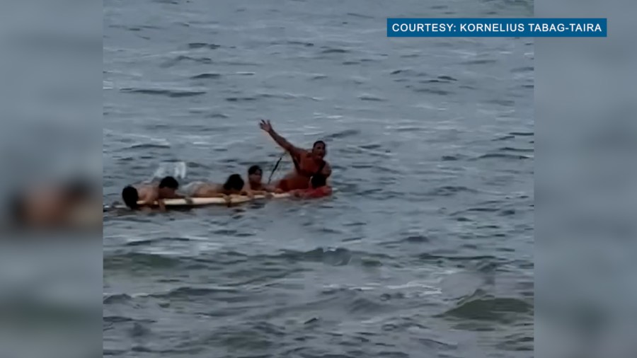 Several saved from near drowning in Nanakuli: 