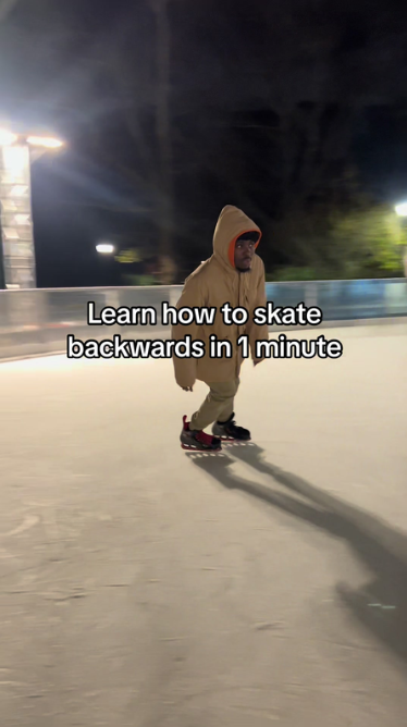 Beginner guide to skating backwards on ice