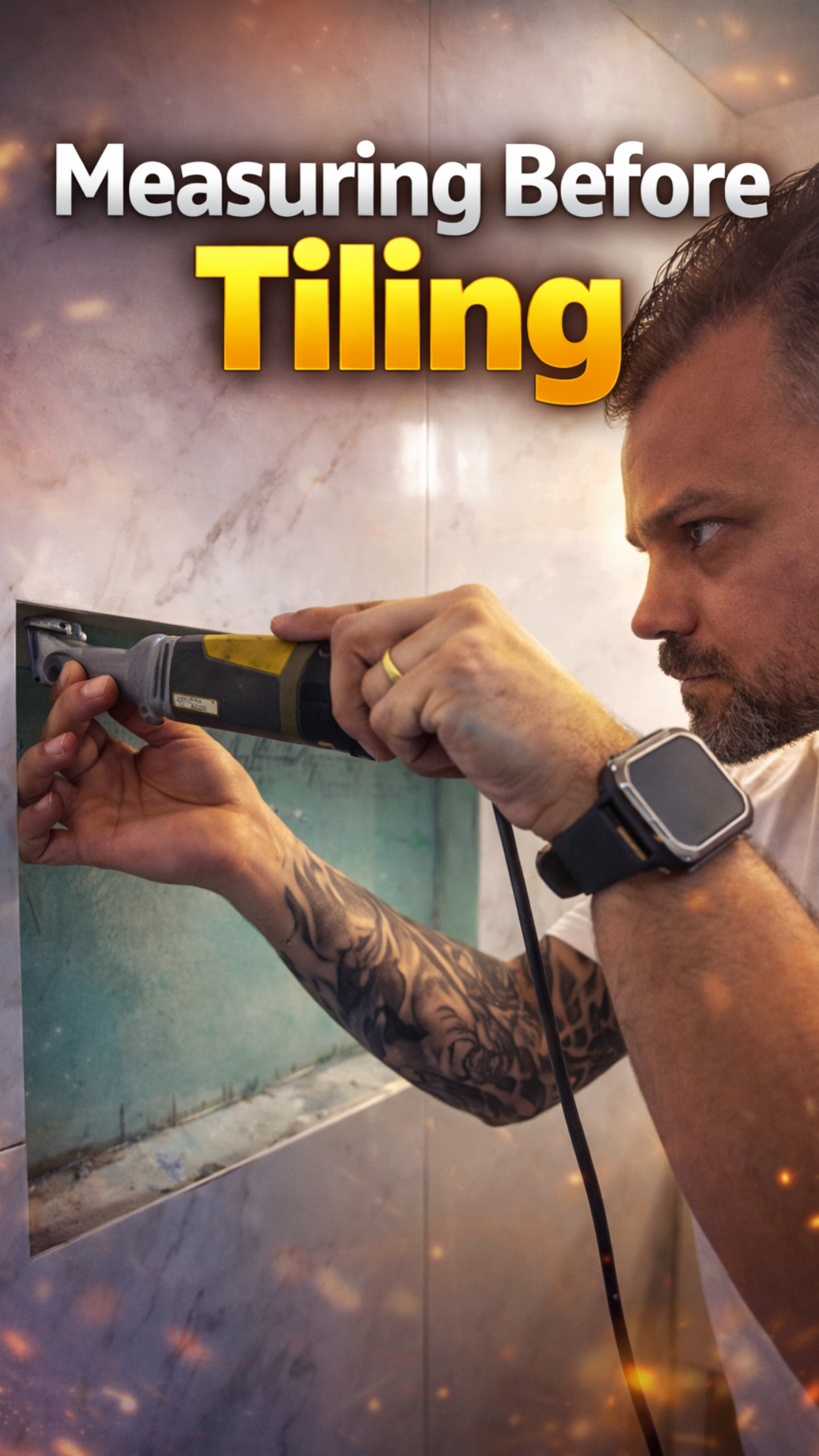 Accurate tile measurement for better coverage and finish