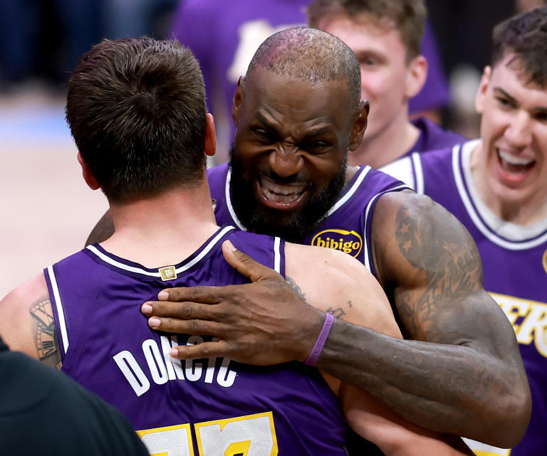 NBA star LeBron James made history in Lakers-Rockets game