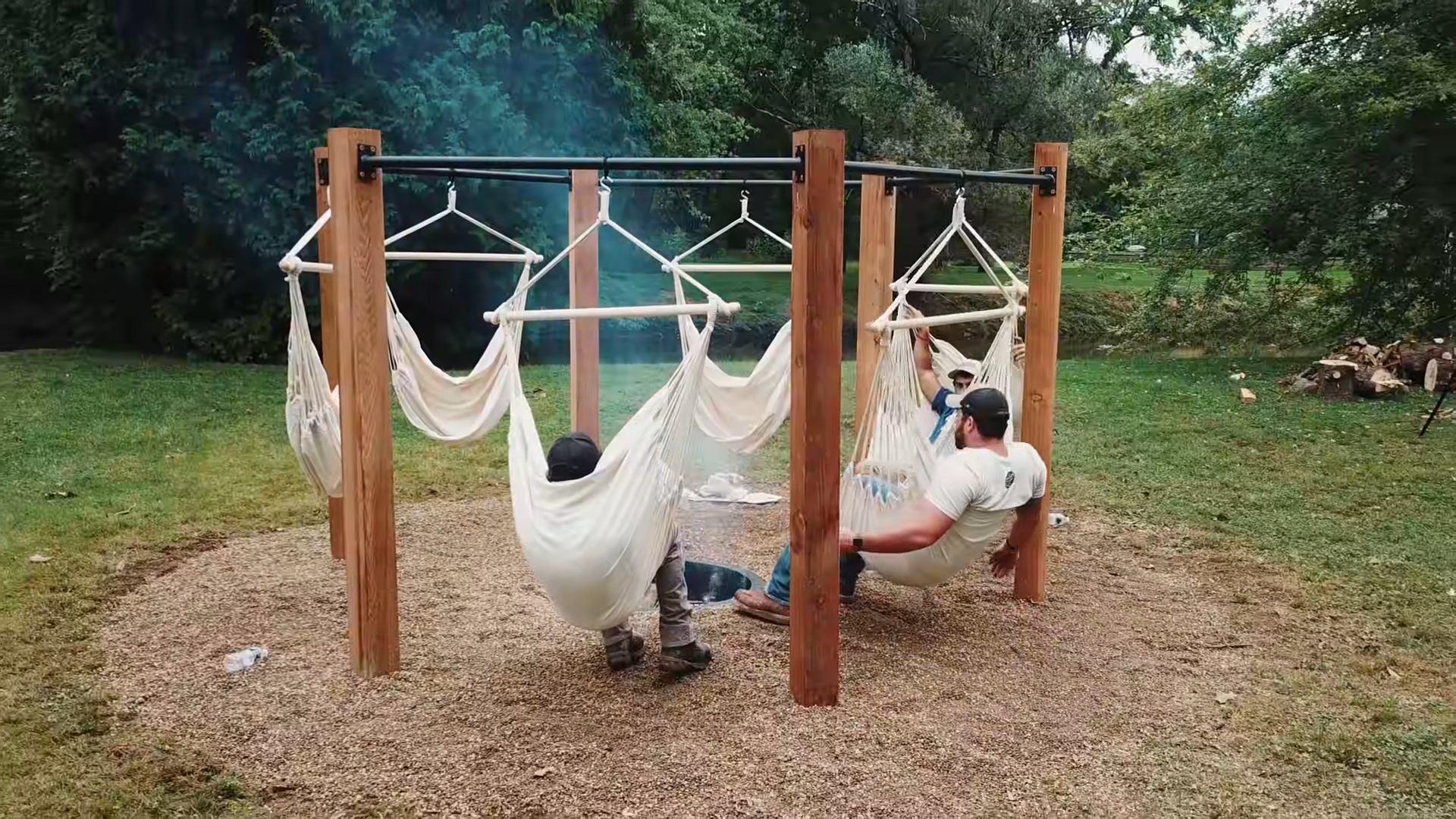 Football season demands sacrifice - so he cut down a tree to build an ...