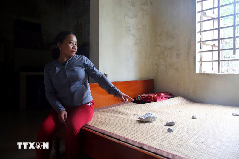 Quảng Trị: Nổ mìn khai thác đá tại mỏ, làm hư hỏng nhiều nhà dân