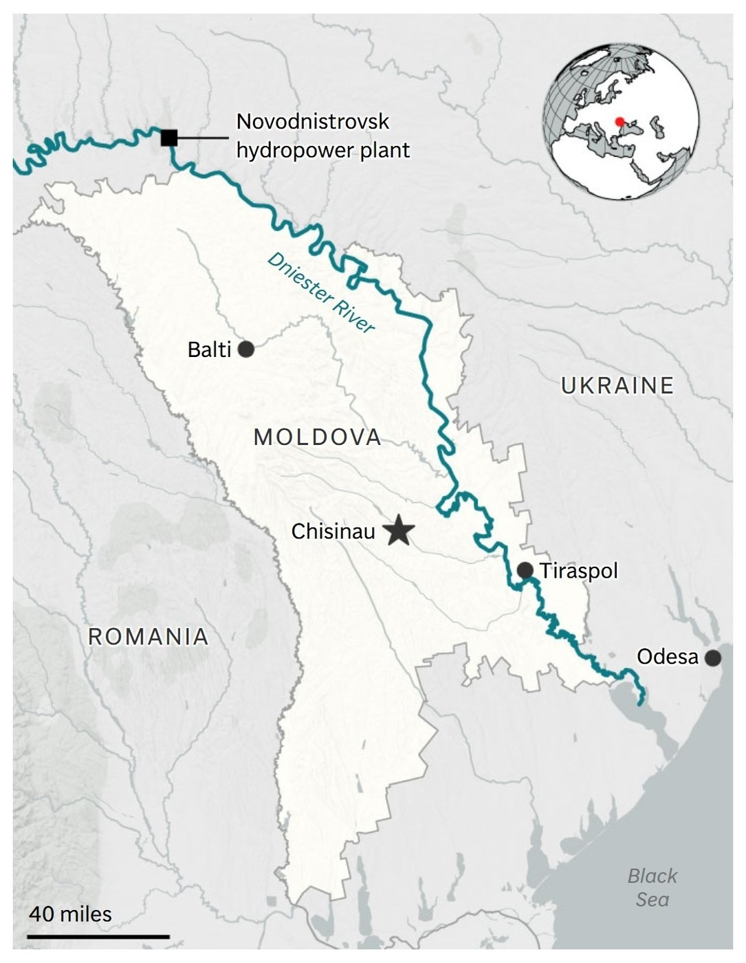 Thousands Of Moldovans Cut Off From Water After Russian Strike On