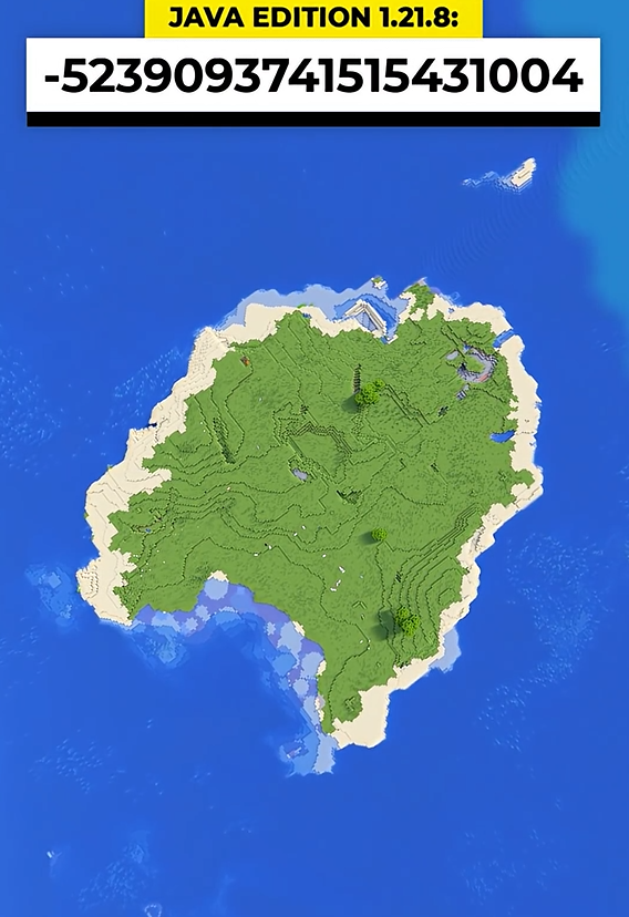 Big Plains Island Minecraft seed | Amazing survival & exploration world