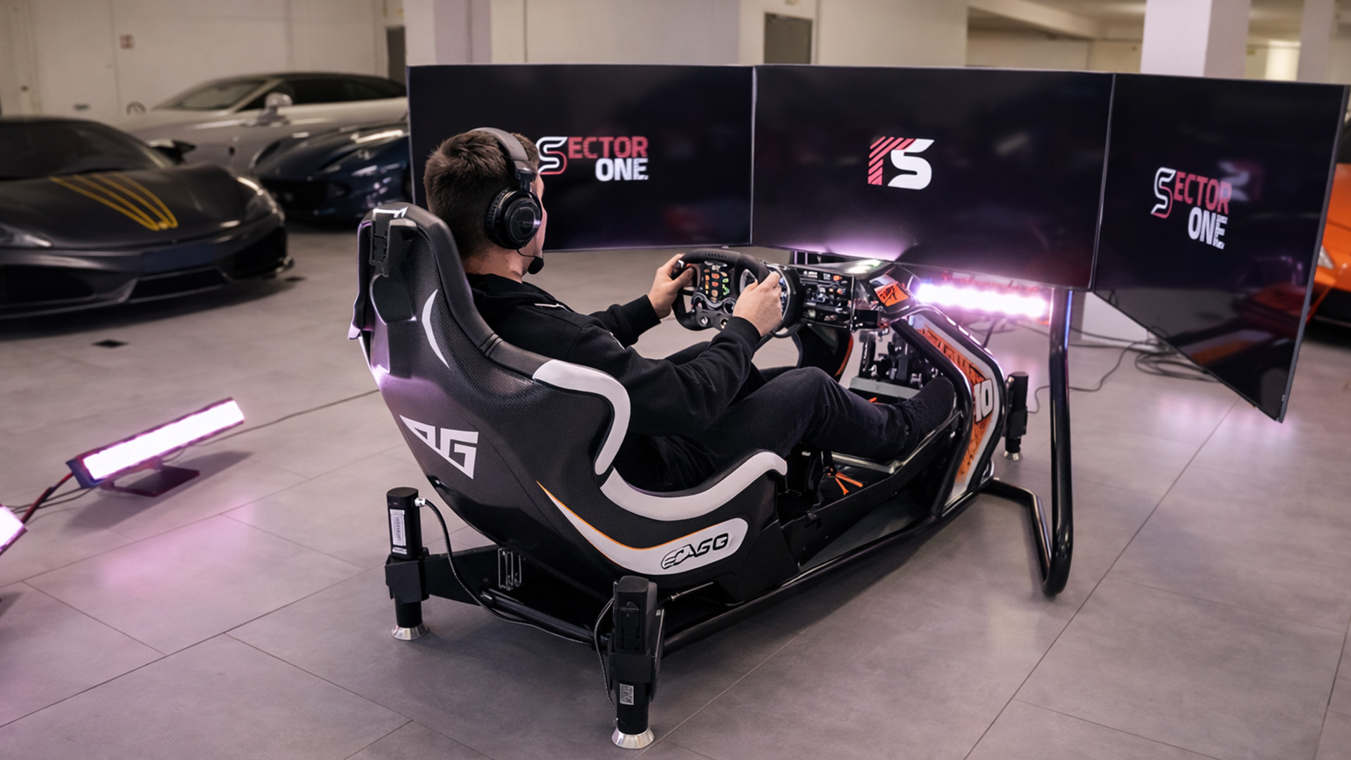 What is it like using an F1 simulator at home?