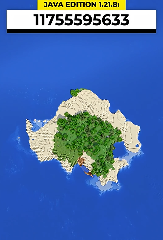 Minecraft shipwreck island seed | Explore hidden treasures & survival