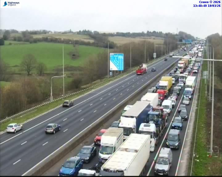 M62 crash update: Person rushed to hospital after car overturns on M62