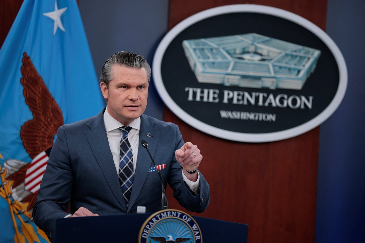 Pete Hegseth again uses Iran war update to tear into media