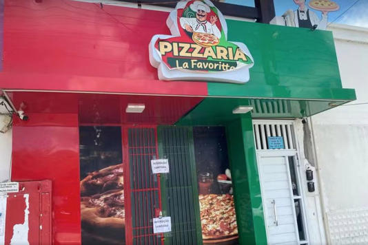 The pizzeria in Brazil
