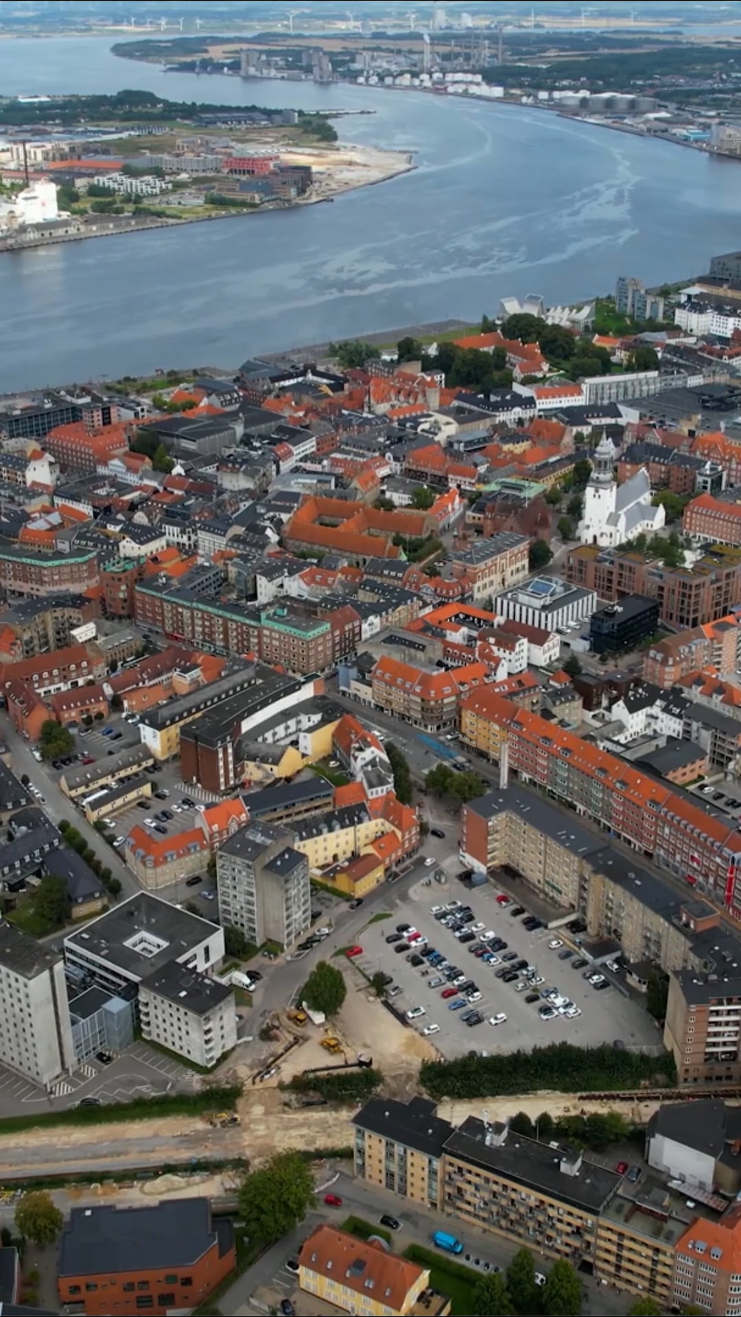Aalborg by drone: Denmark’s stunning waterfront city