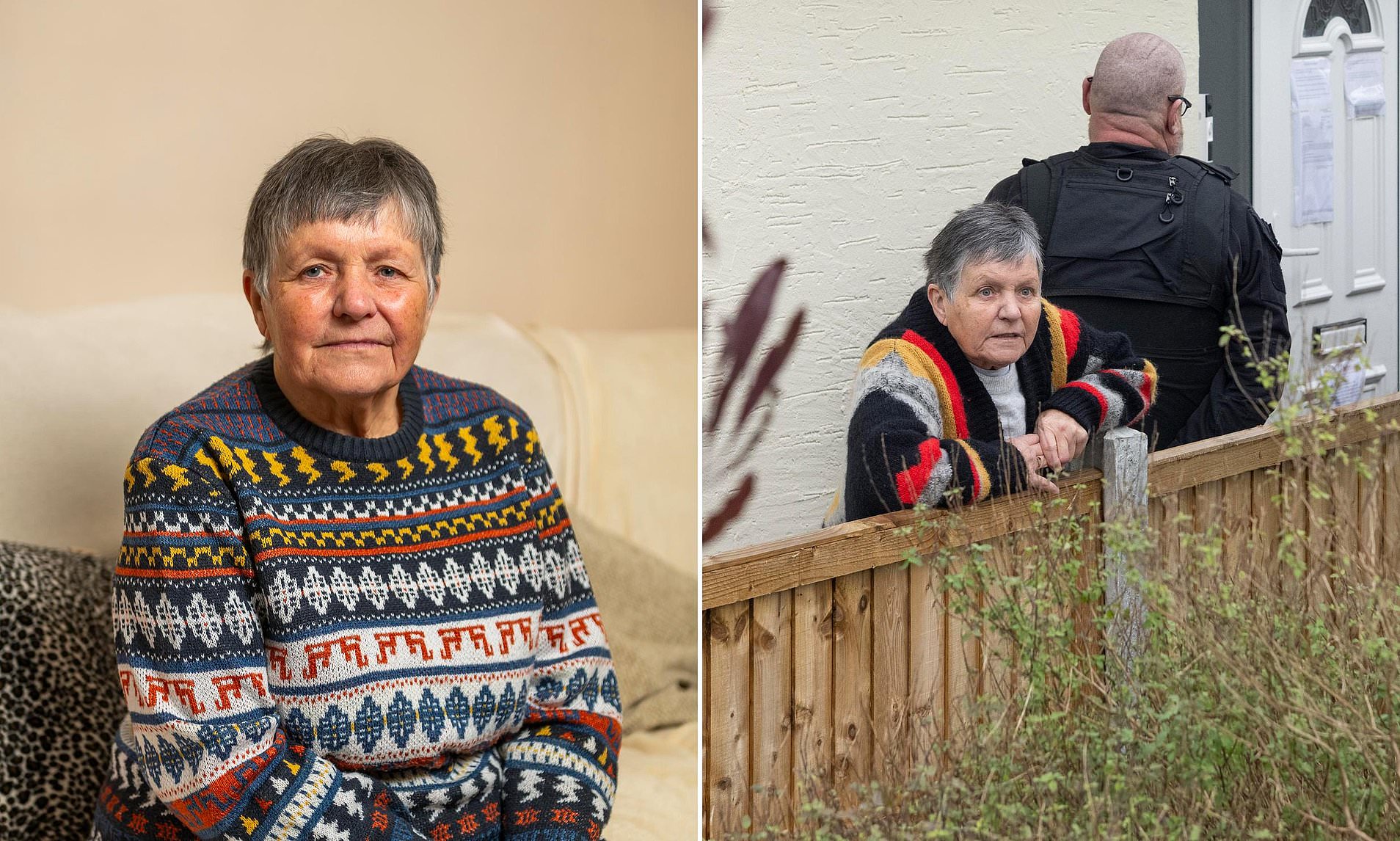OAP evicted from £420k home after losing court battle over 1ft of land ...