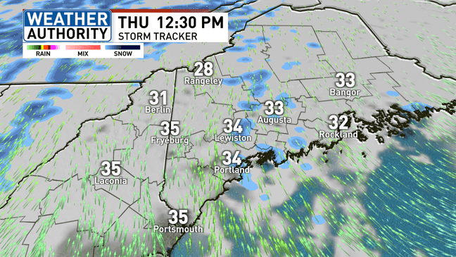 Clouds, light snow showers possible on Thursday before more rain and ...