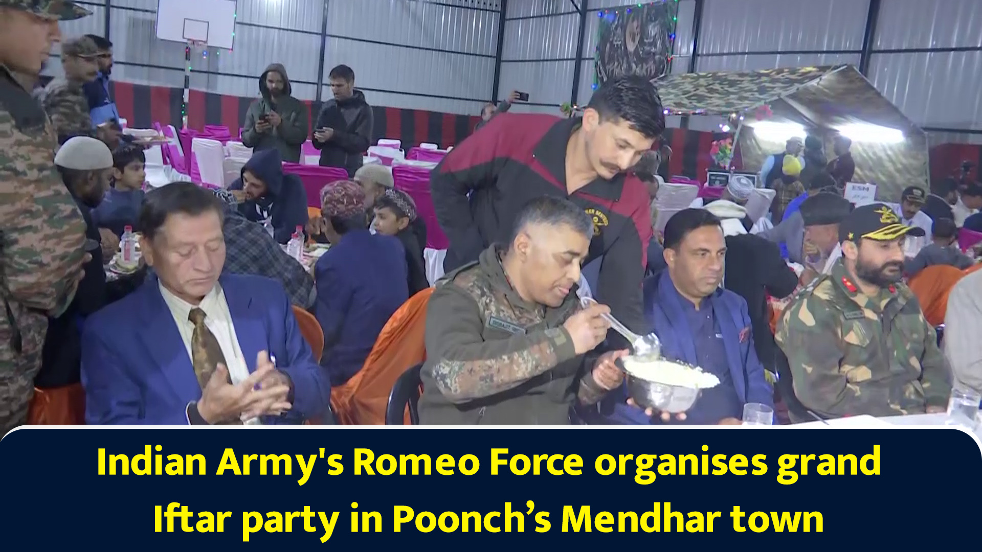 Indian Army's Romeo Force organises grand iftar party in Poonch’s ...