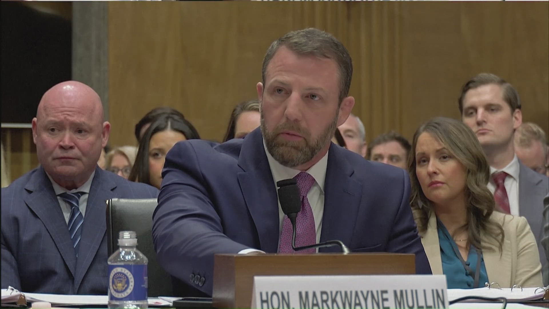 DHS nominee Sen. Markwayne Mullin questioned during confirmation hearing
