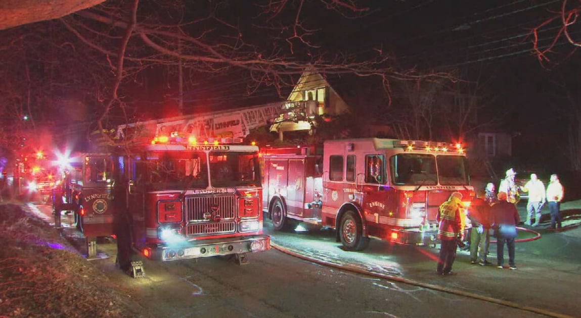 One person hospitalized after house fire in Lynnfield