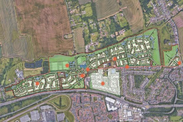 Major plans for 1,100 homes, new school, and community centre in south ...