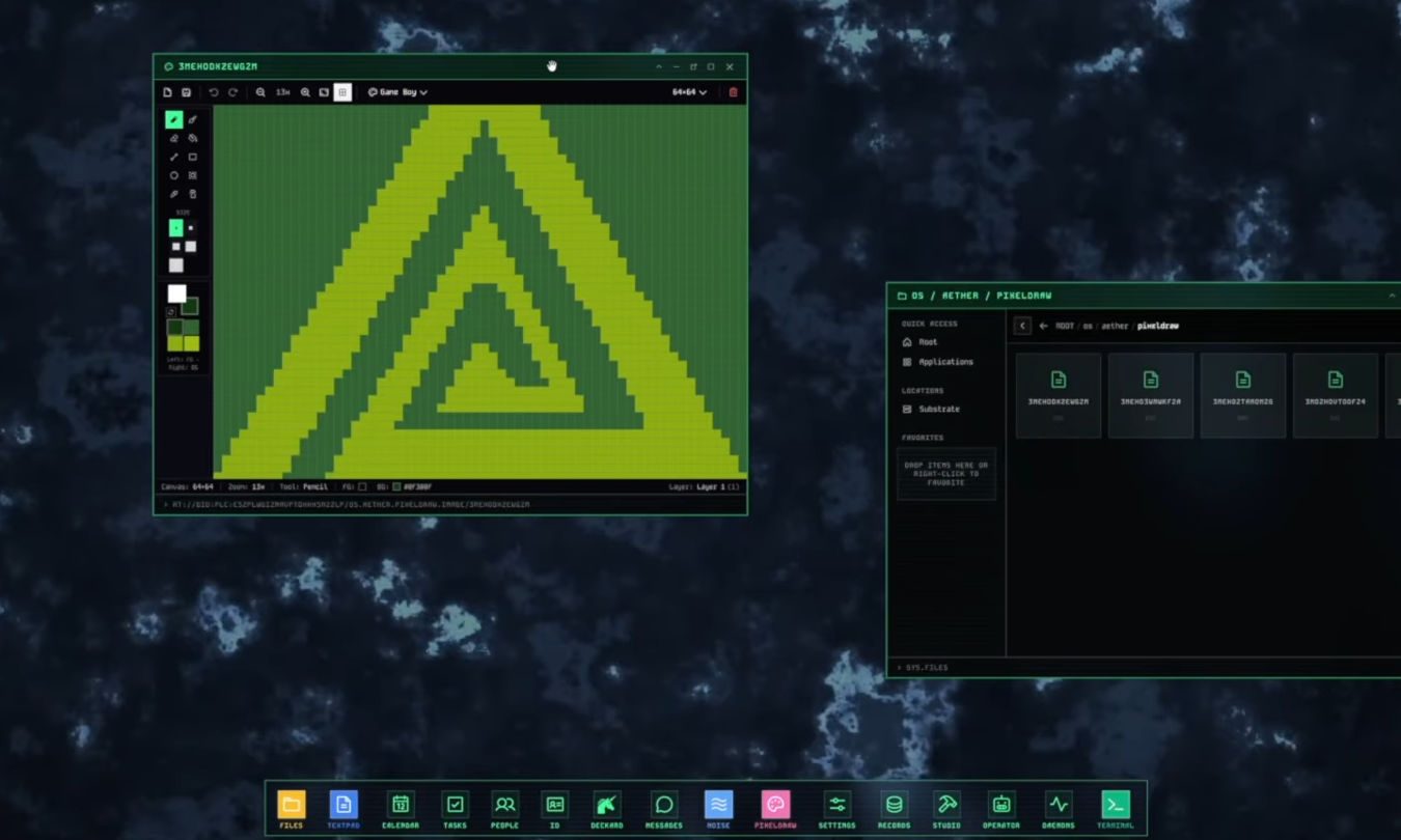 Your browser is now a cyberpunk OS with native Bluesky hooks