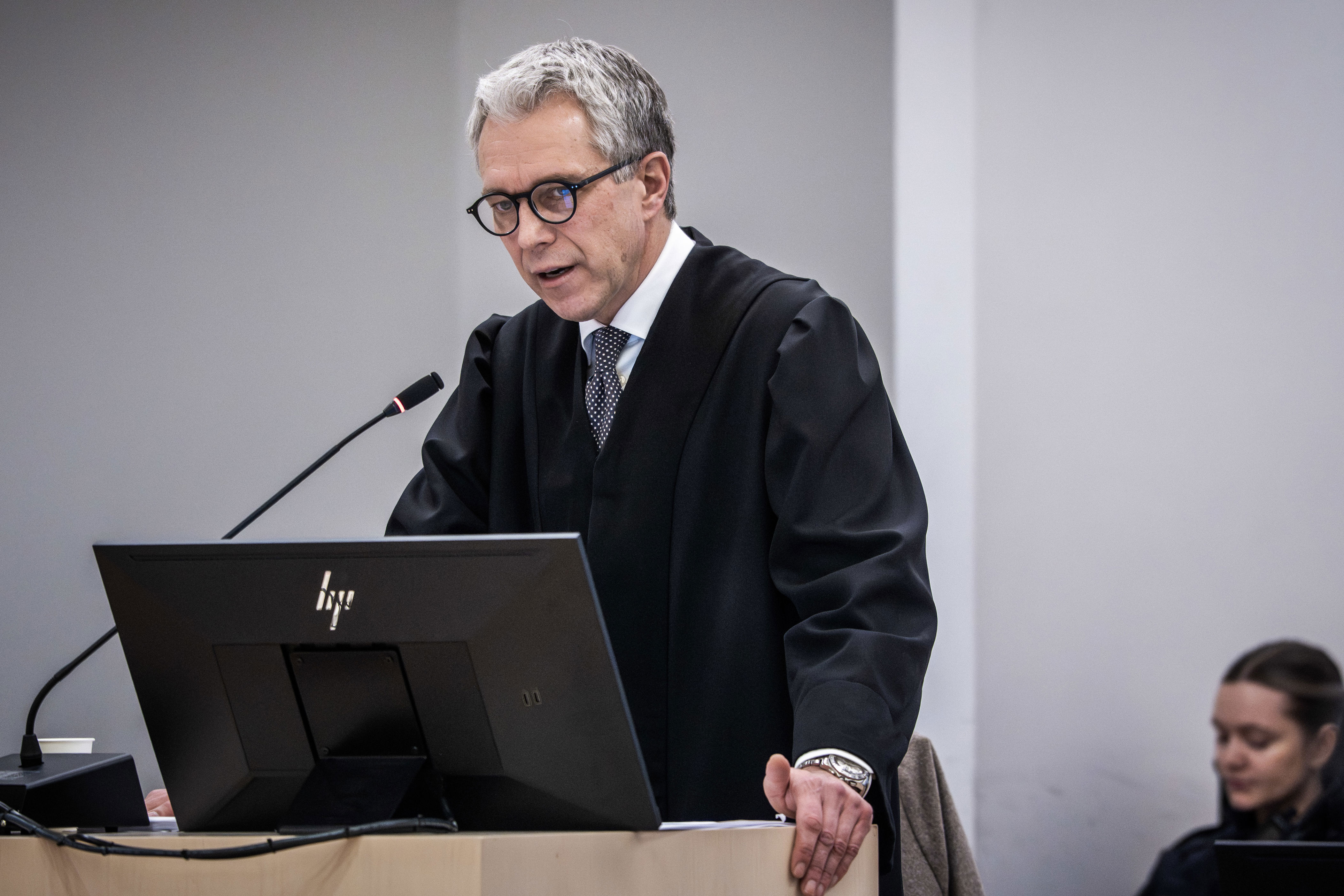Forsvarer Petar Sekulic under prosedyren siste dag av rettssaken mot Marius Borg Høiby. Foto: Ole Berg-Rusten / NTB