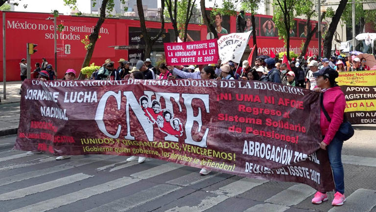 La protesta del CNTE en números: cifras de las movilizaciones de CDMX a ...