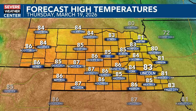 Record high temperatures Friday and Saturday