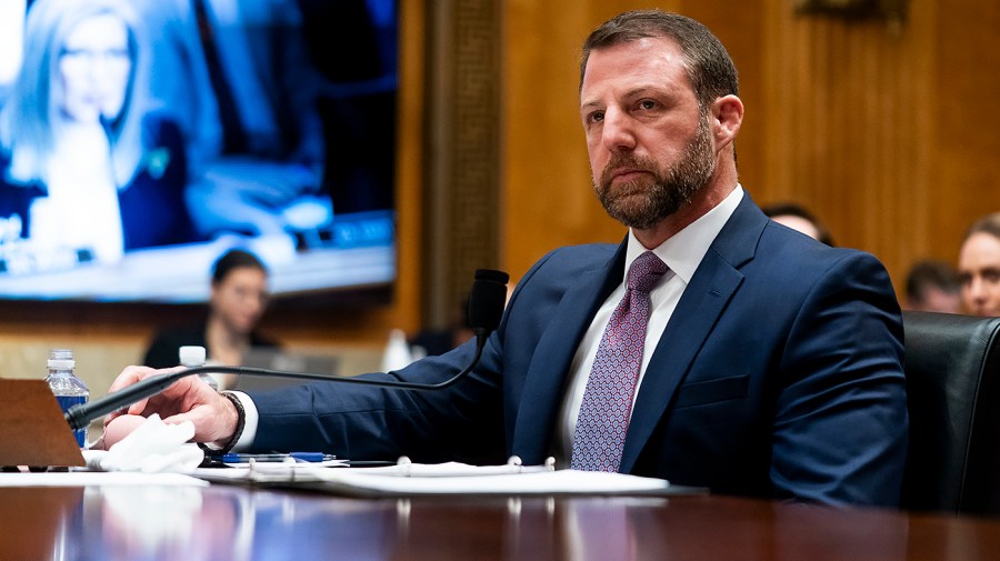 Senate panel advances Mullin nomination to lead DHS after testy hearing