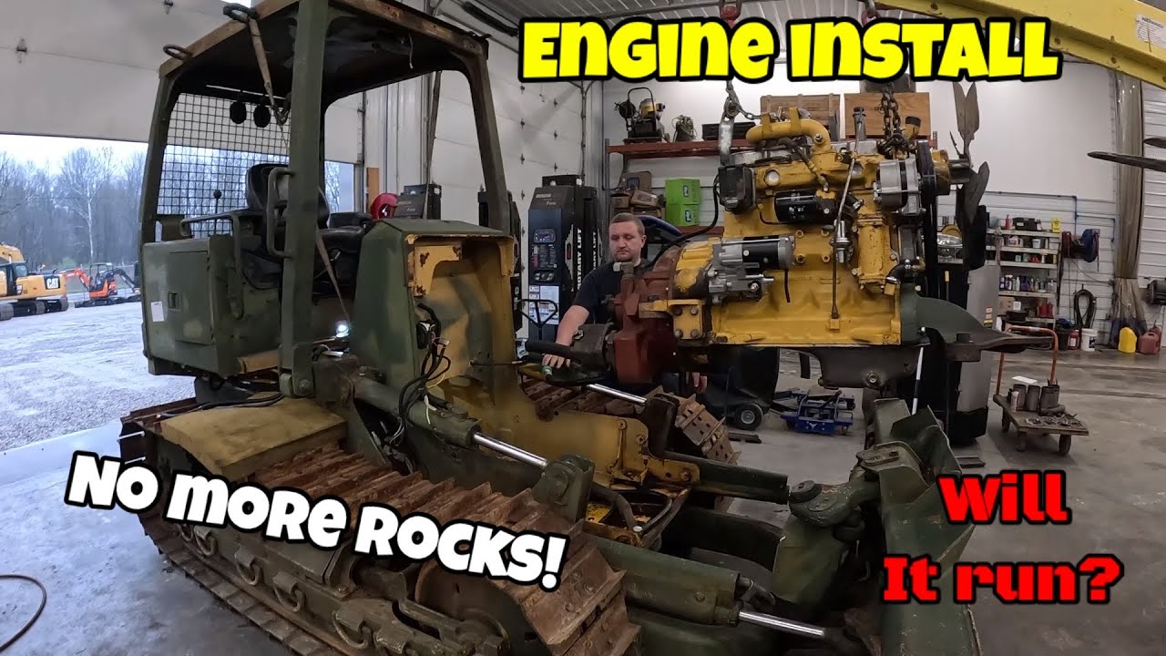 I found gravel in my dozer engine!