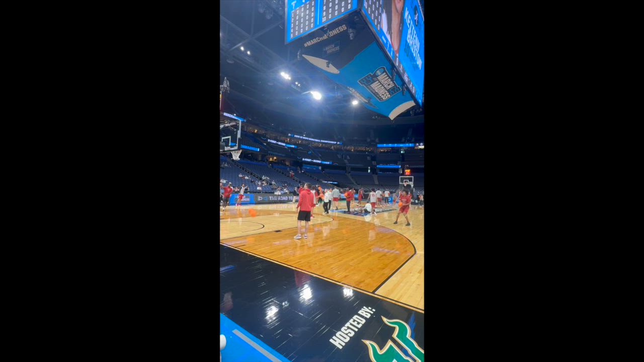 Alabama basketball warms up ahead of tomorrow's NCAA tournament first ...
