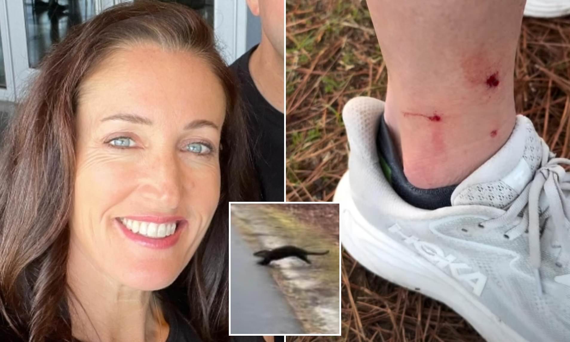 Woman cheering on marathon runners attacked by furious otter that ran ...