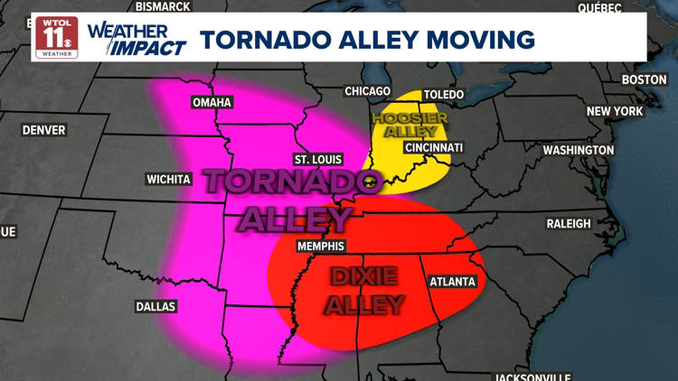 Tornado Alley is shifting east: What that means for the Midwest