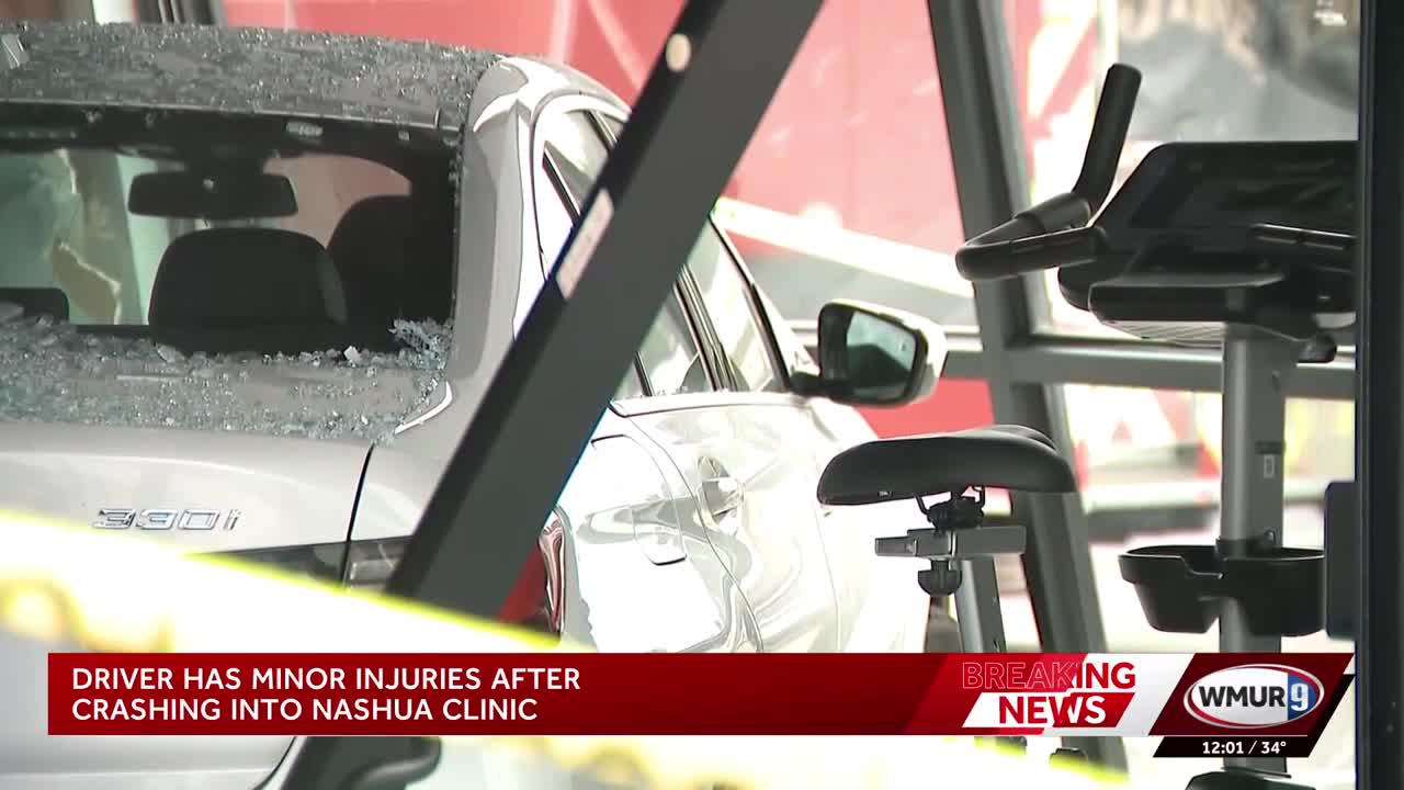 Driver suffers minor injuries after crashing into Nashua physical ...