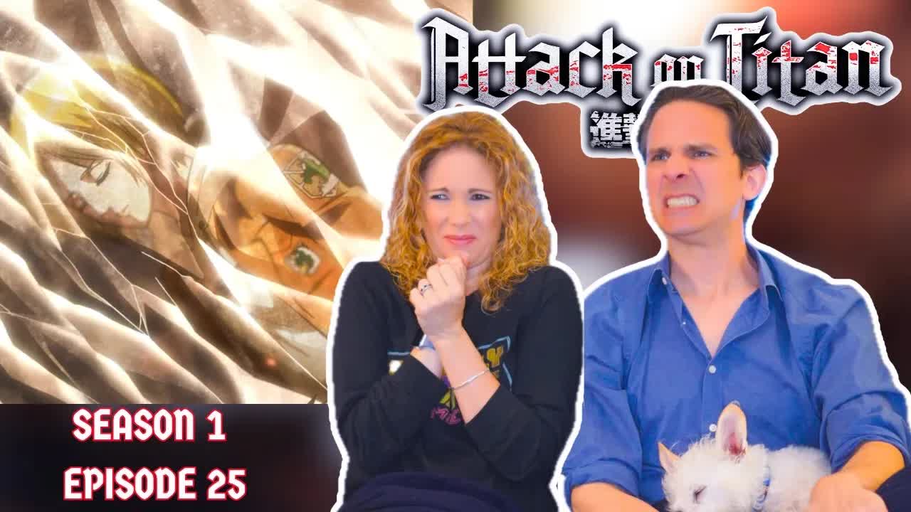 Attack on Titan season 1 finale reaction DUB OAD The