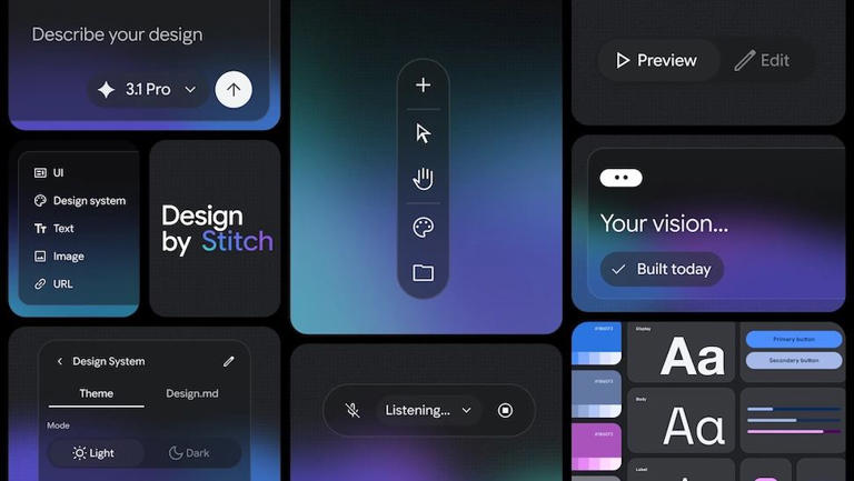 Google introduces Stitch AI tool for UI design using natural language