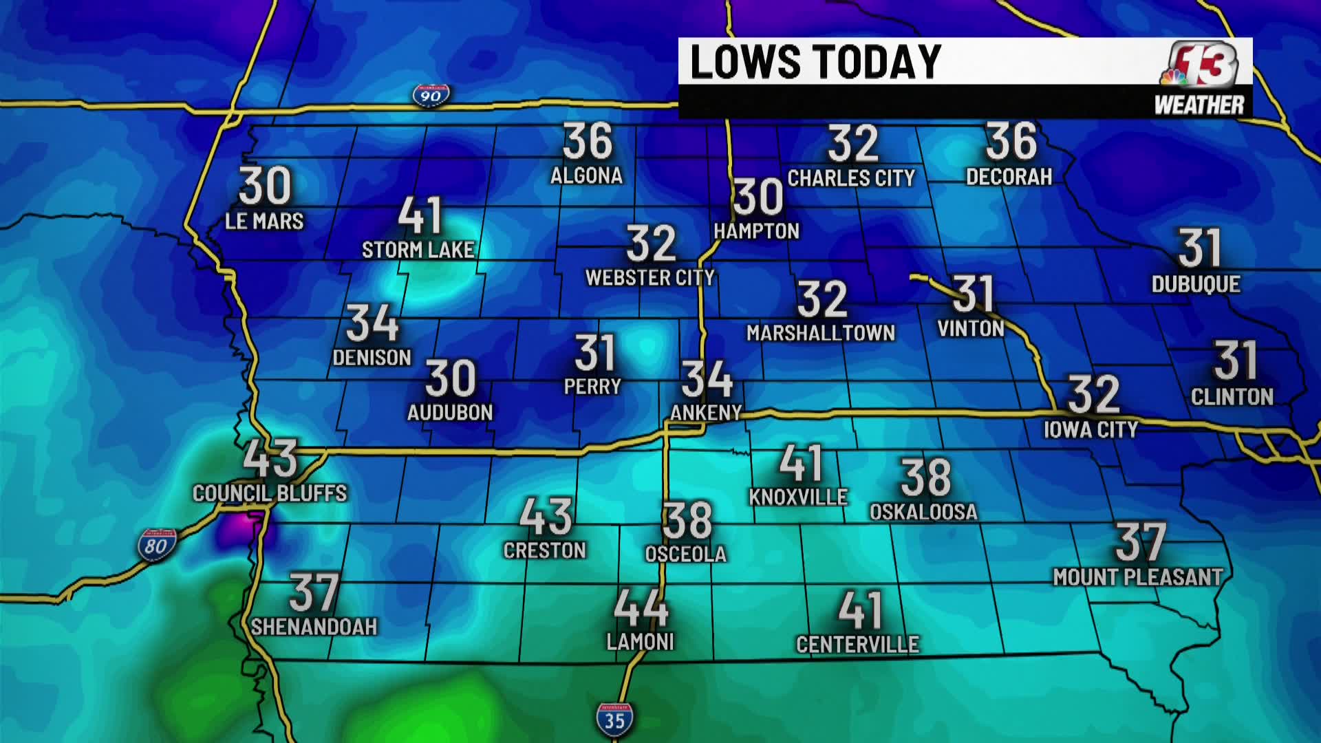 Jason Parkin's Thursday forecast