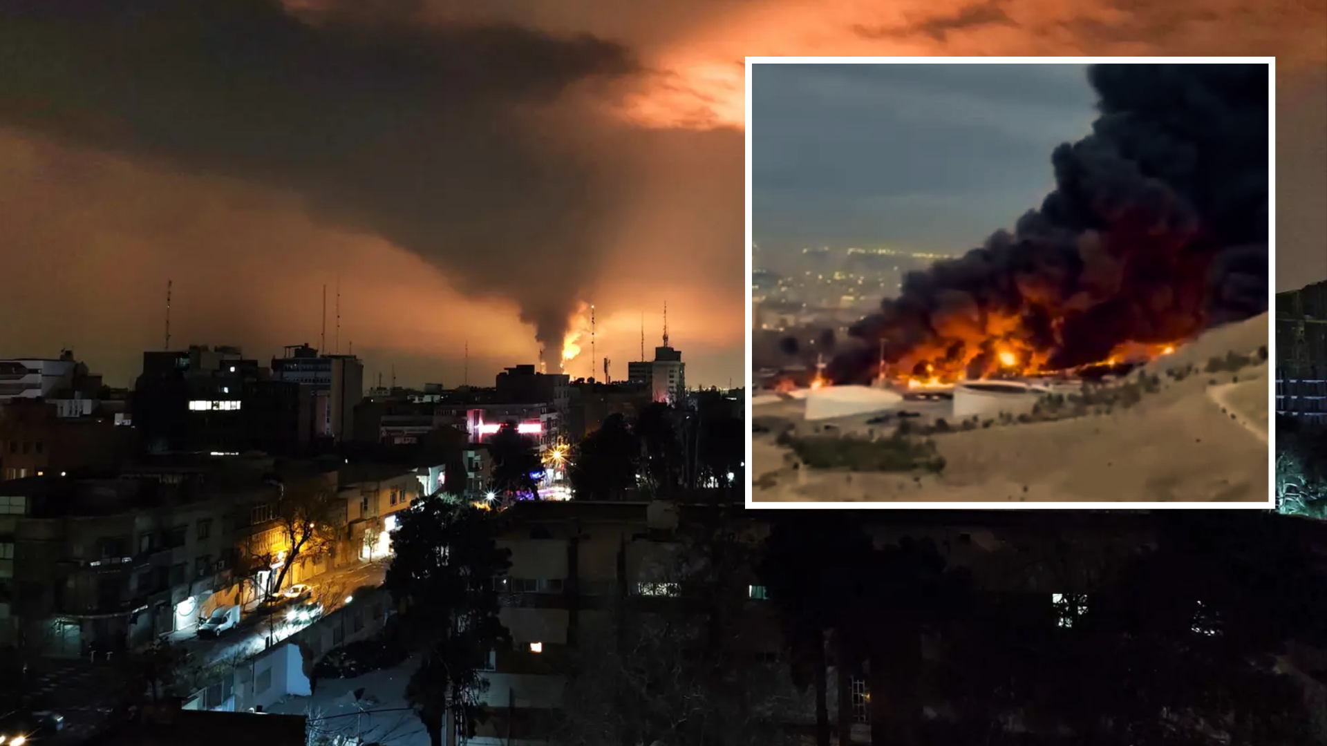 Strikes on Iran’s oil depots spark fears of toxic air and acid rain