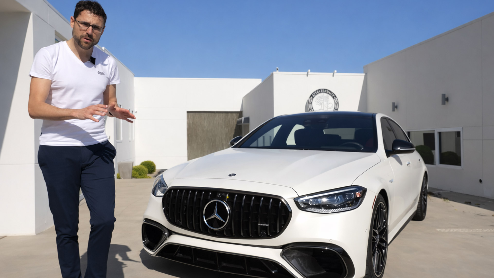 This Mercedes looks premium and bold
