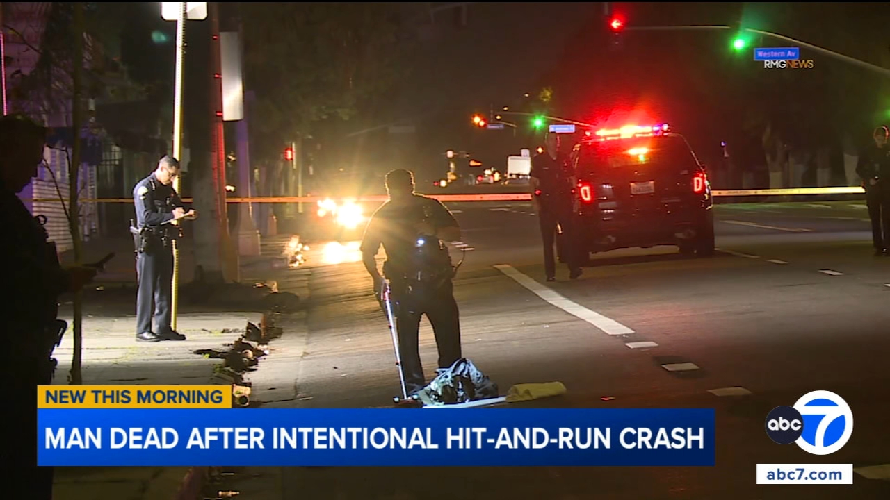 Man killed in intentional hit-and-run crash in South Los Angeles ...