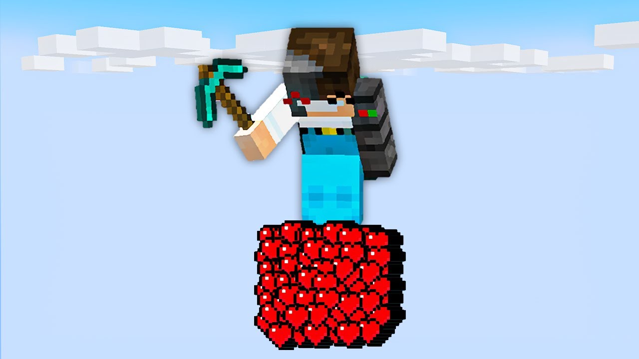 Minecraft, but it's 1 heart block