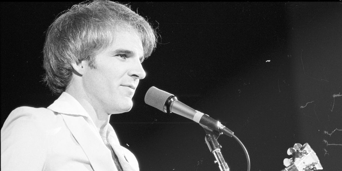 Steve Martin's early comedy career in photos