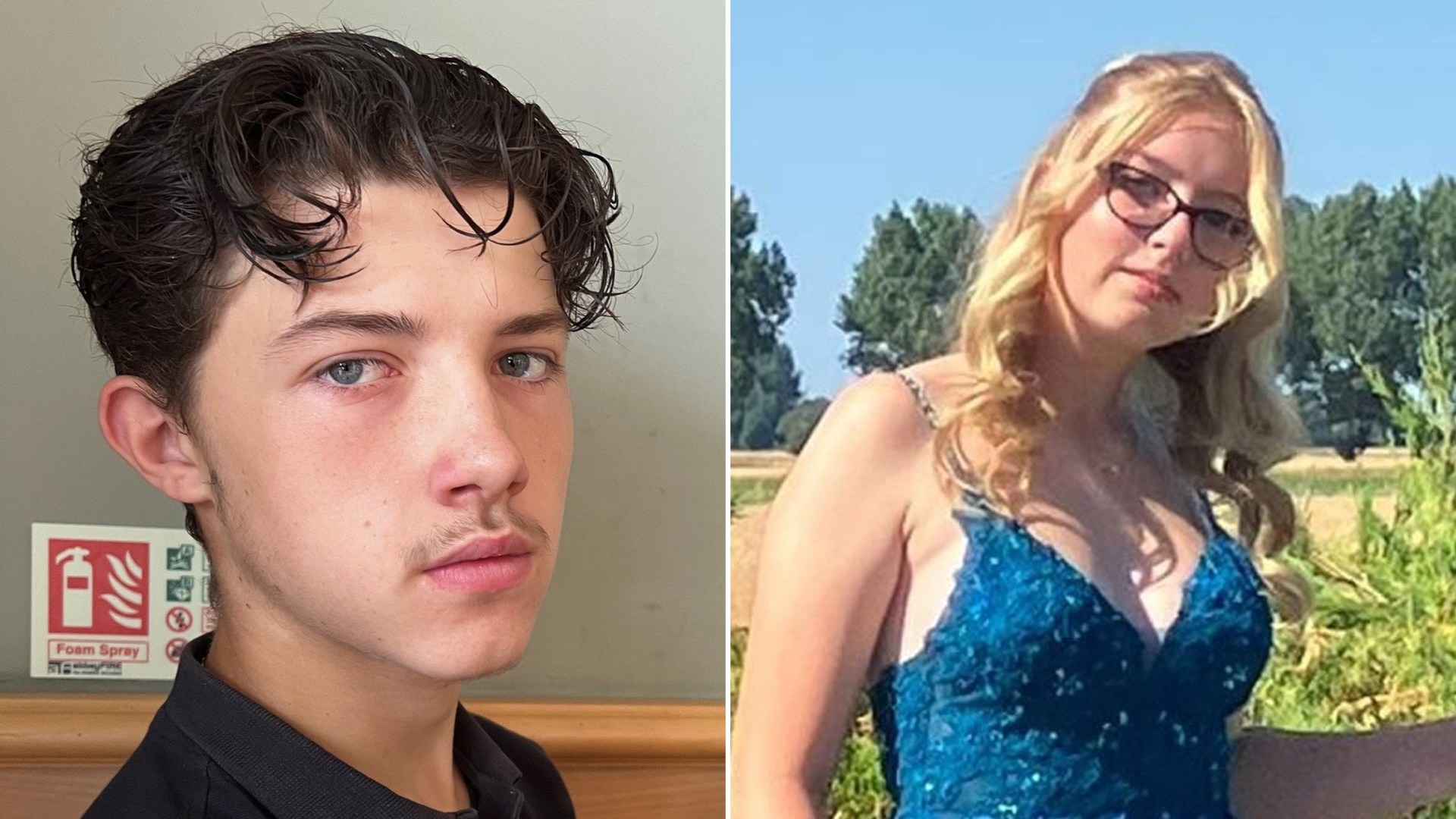 First pictures of missing driver and girl, 16, trapped in sinking car that  crashed in river