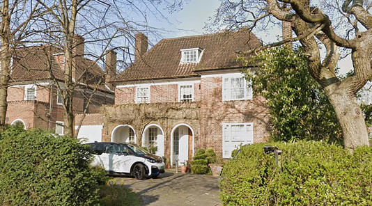 The couple's £8.3million is in Britain's most expensive street, on the edge of north London's Hampstead Garden Suburb