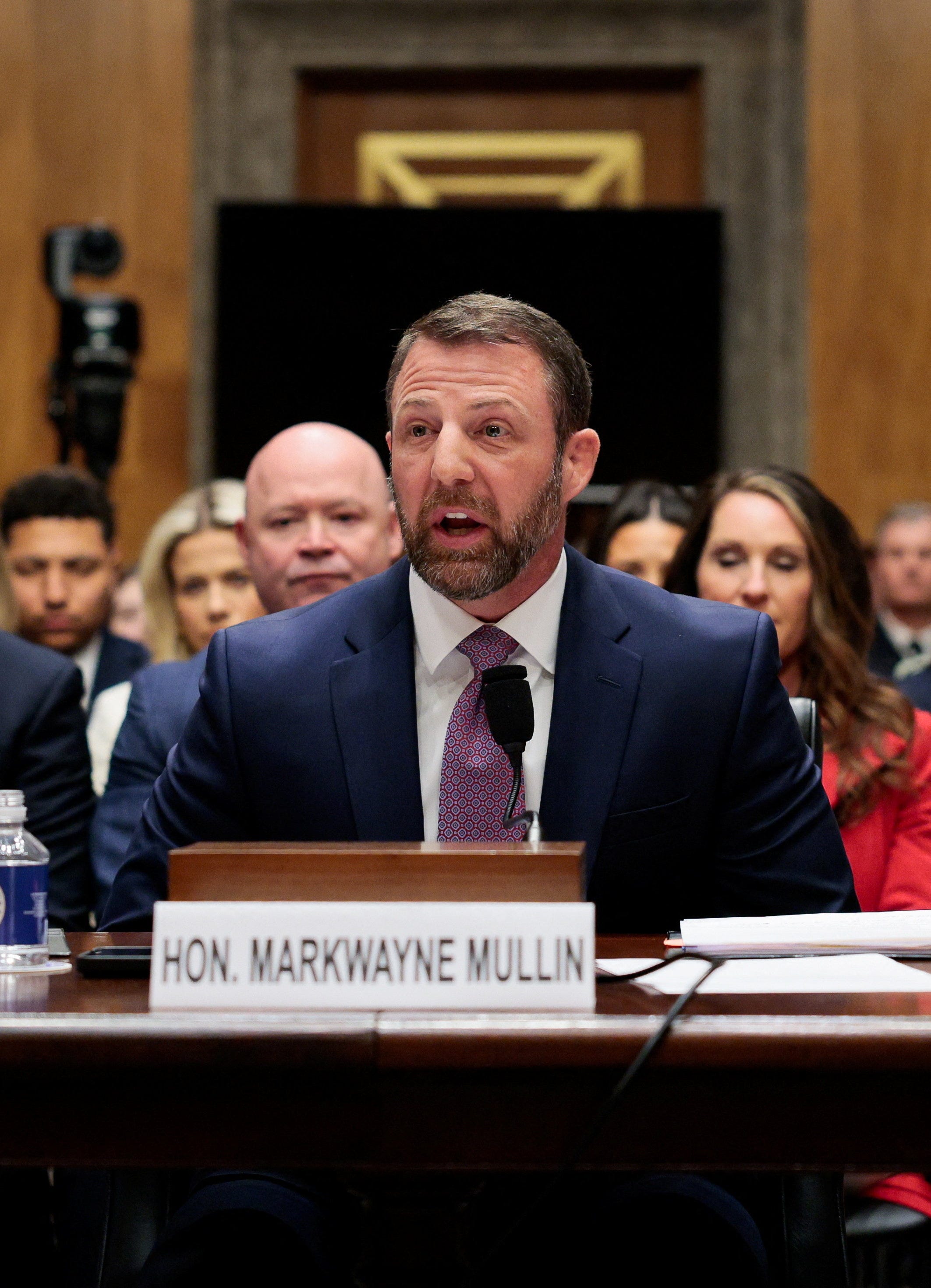 Senate committee advances Markwayne Mullin's nomination for DHS secretary