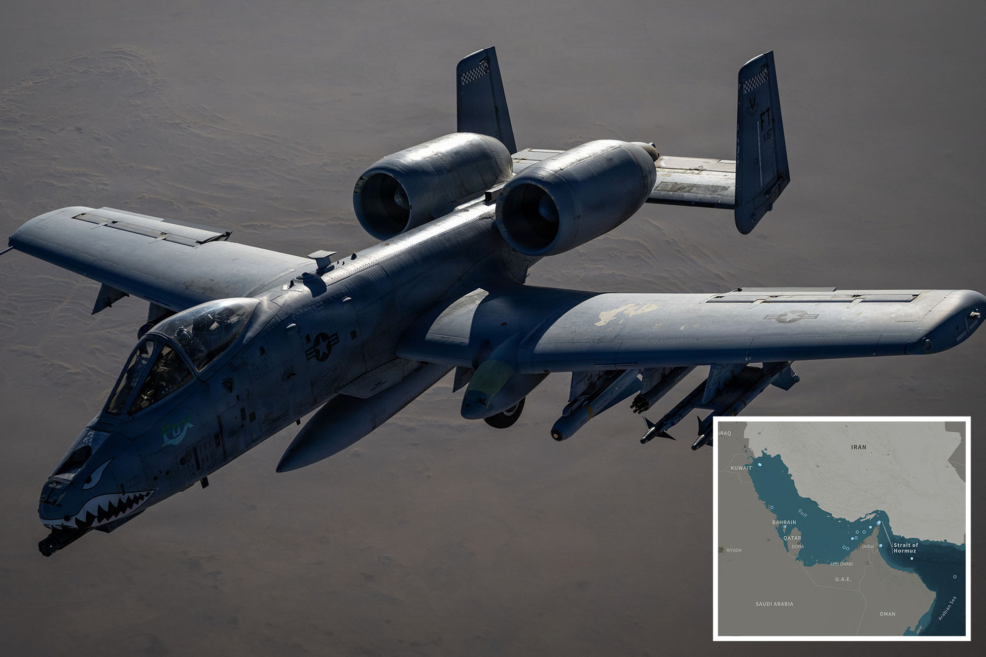 US deploys A-10 Warthogs, Apache helicopters to secure Strait of Hormuz