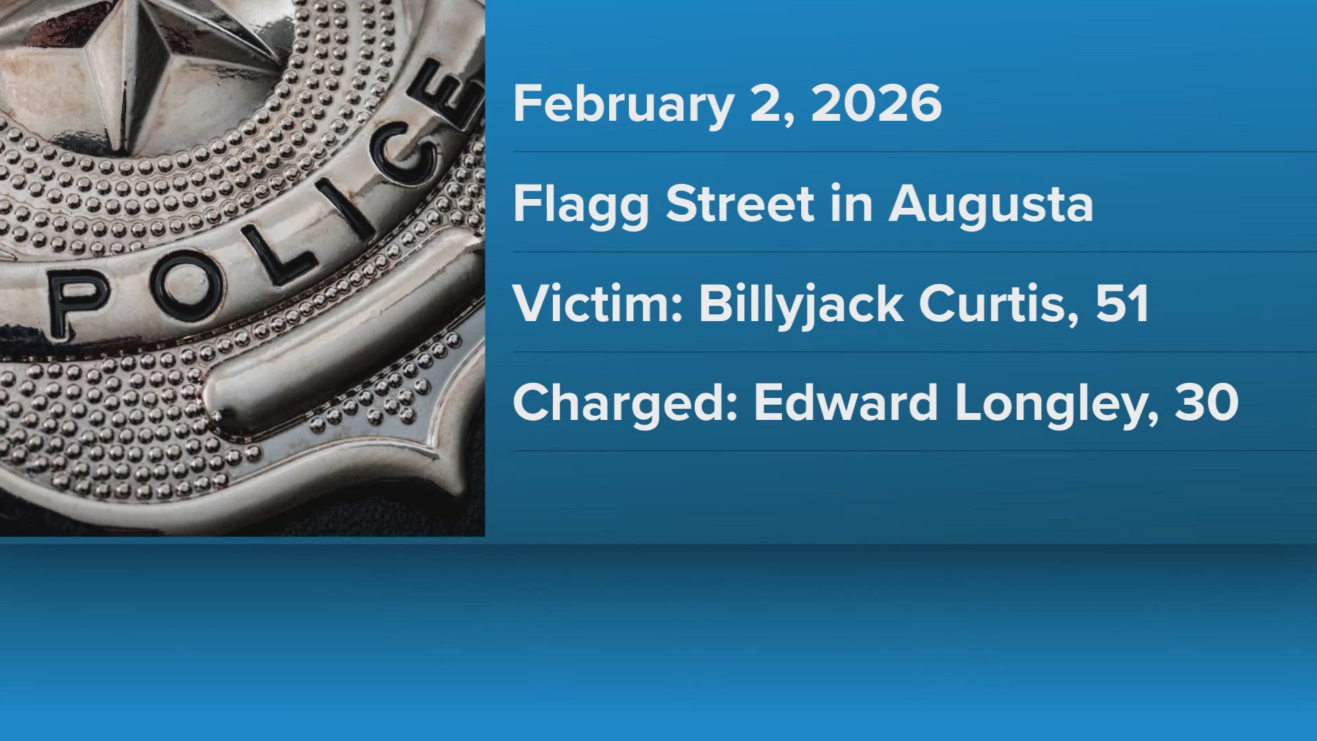 Man arrested following deadly shooting in Augusta