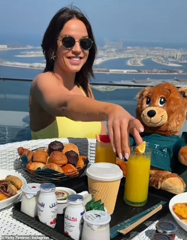Vicky Pattison (pictured in Dubai) has claimed the city is still 'one of the safest places in the world'