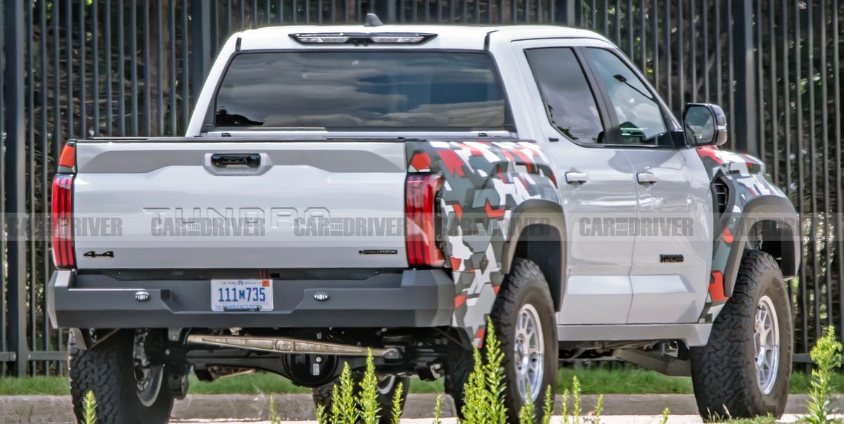 Is this Toyota's new TRD Hammer? Tundra spied with off-road gear to ...