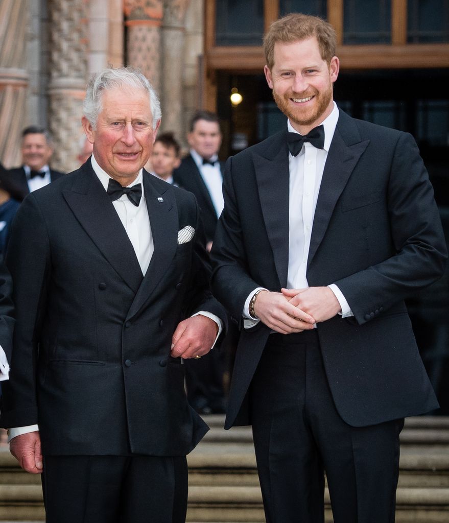 Harry and Charles have been in touch since Harry landed in the UK