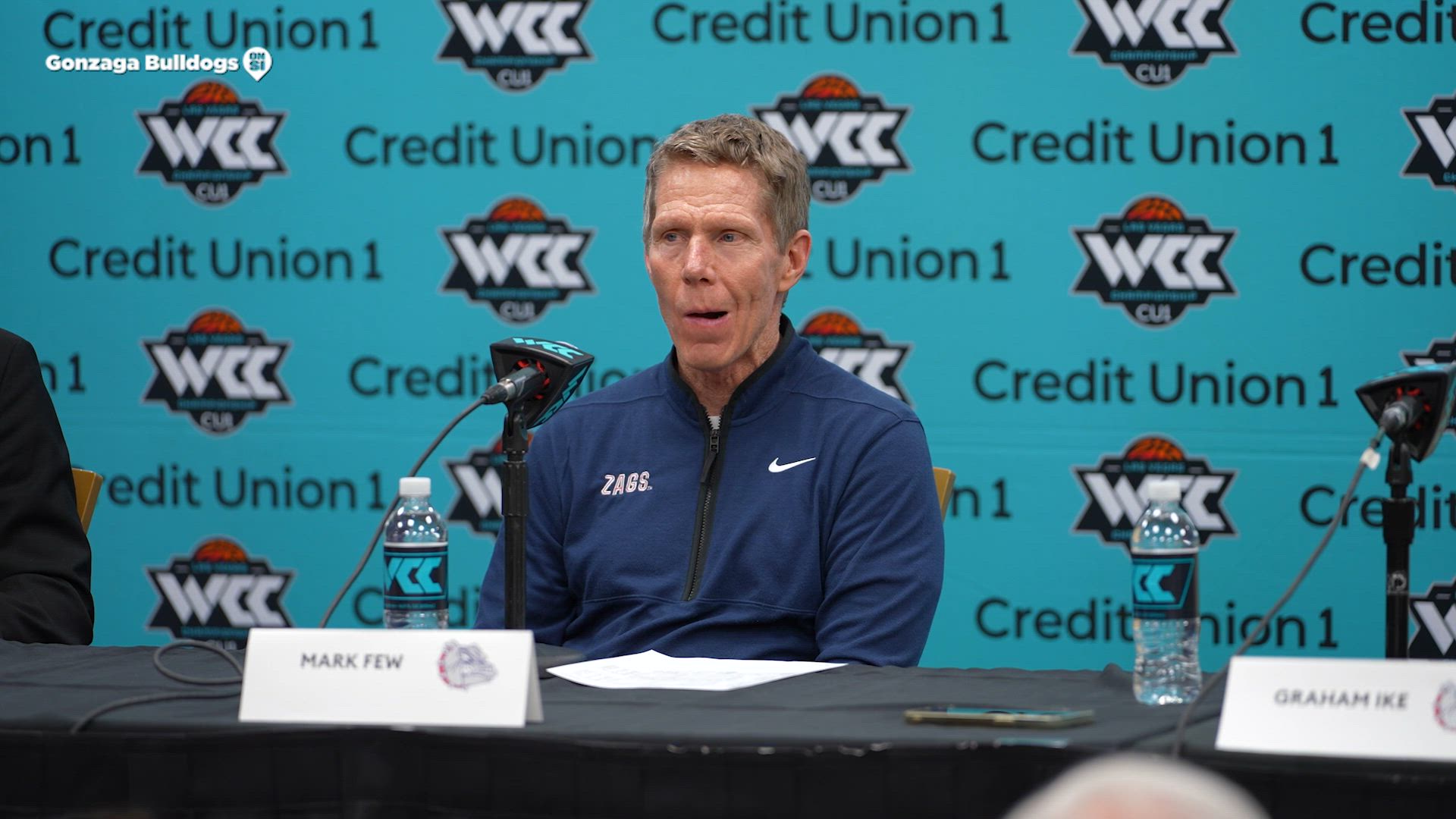 Gonzaga's Mark Few on offensive success of the team with 24 assists in ...