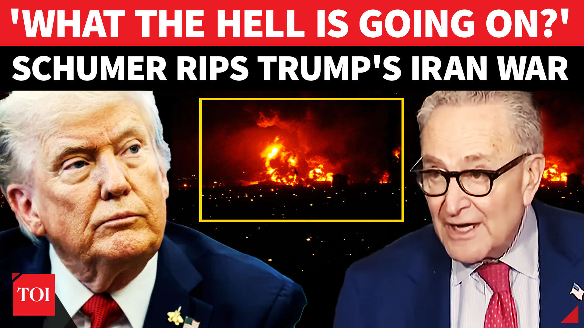 'Iran doesn't have Tomahawks': Schumer blasts Trump on Iran war ...